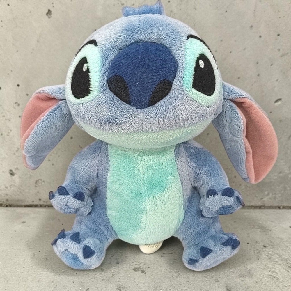 VTG Early 2000s Disney Parks Stitch Plush 8" Lilo & Stitch Alien Stuffed Toy